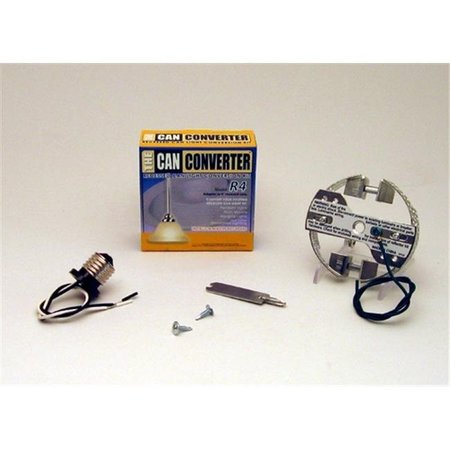 CAN CONVERTER Can Converter R4 4 in. Recessed Can Light Converter Kit. R4